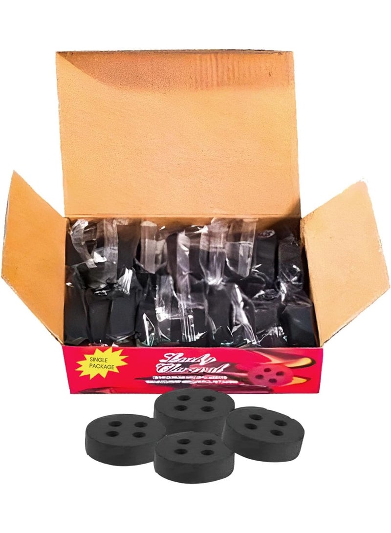 Lucky charcoal Lite 20 pcs Of Smart Tablets For Bakhoor 50 mm - Image 3